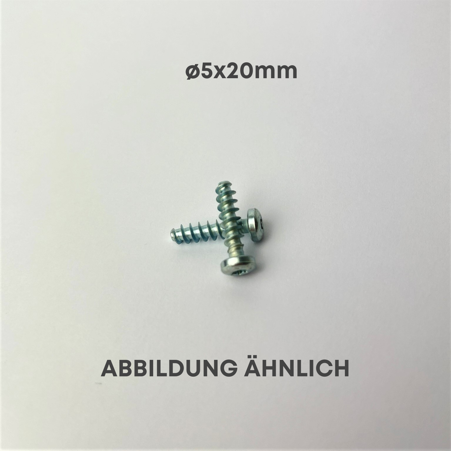10x Gewindefurchende Schraube 5x20mm