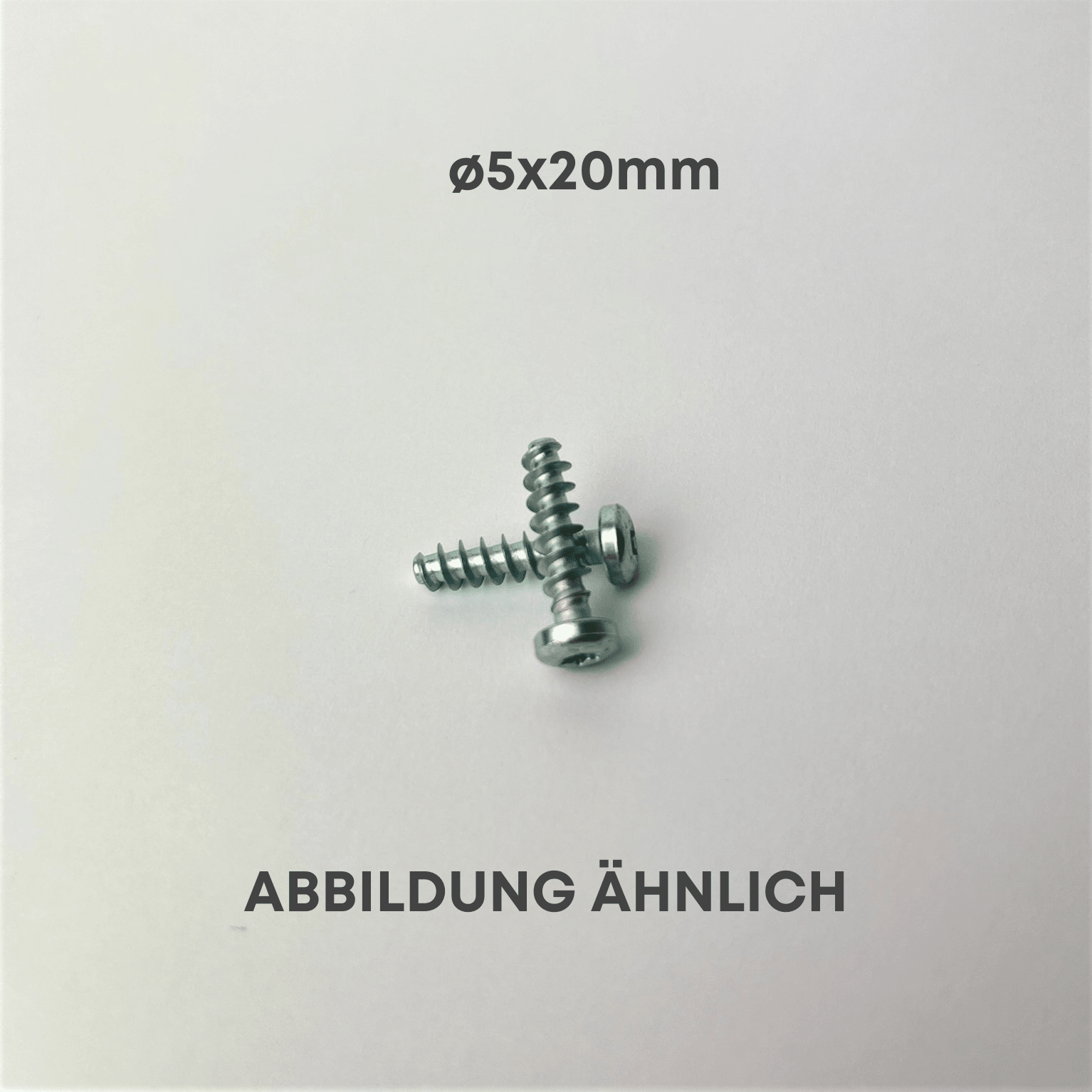 10x Gewindefurchende Schraube 5x20mm