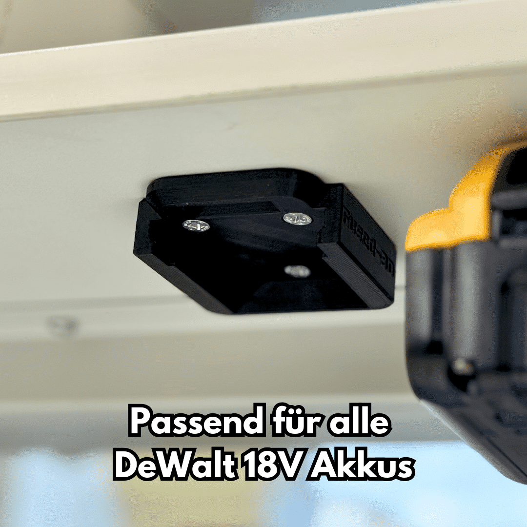 Support mural pour support de batterie DeWalt 18V - station d'accueil pour batterie XR