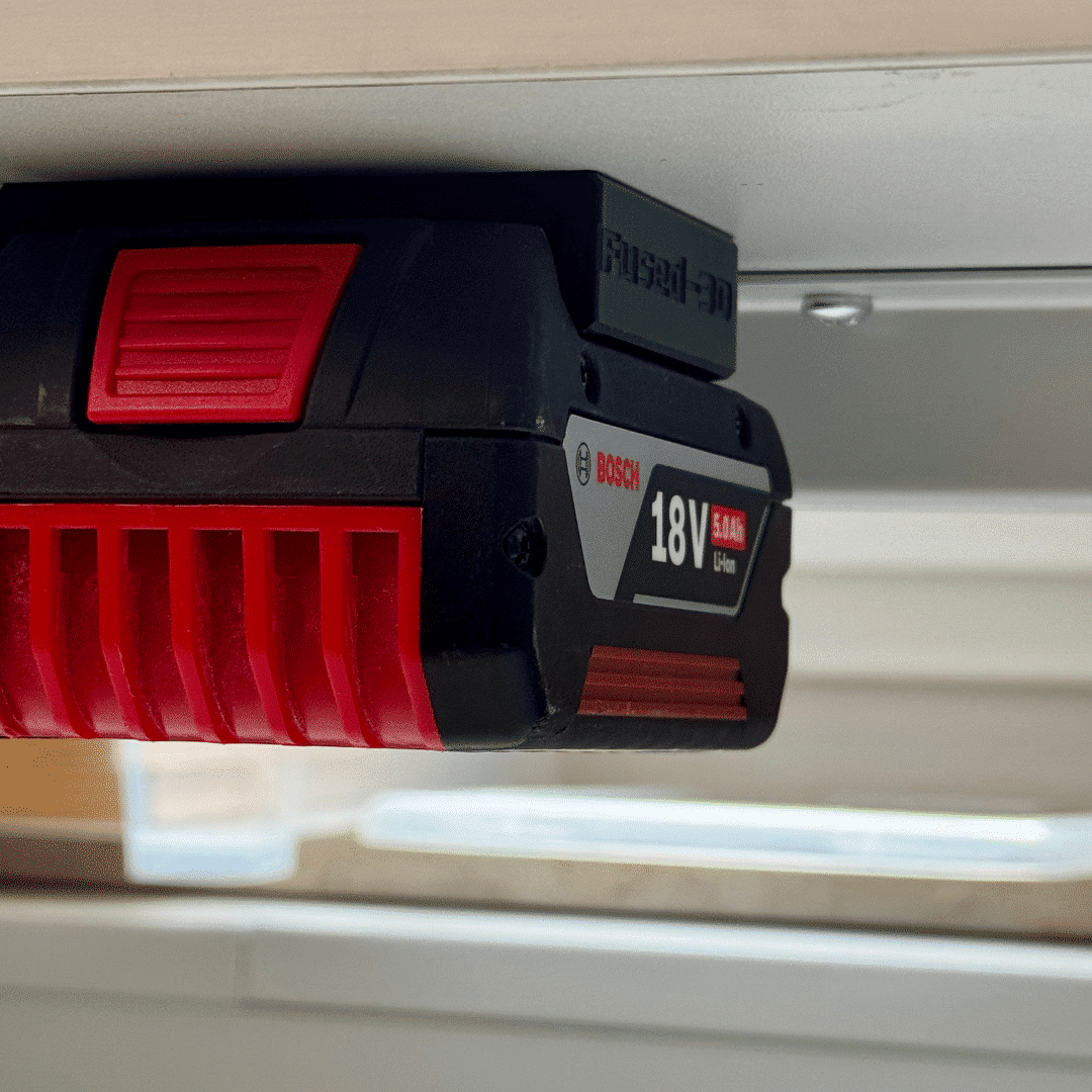 Bosch 18V Akkuhalter – AkkuDock Wandhalterung AMPShare