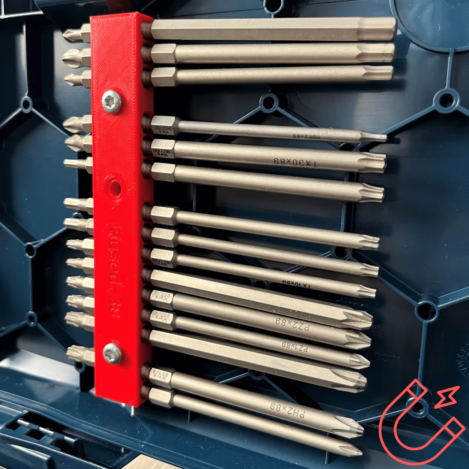 Support L Boxx pour embouts hexagonaux