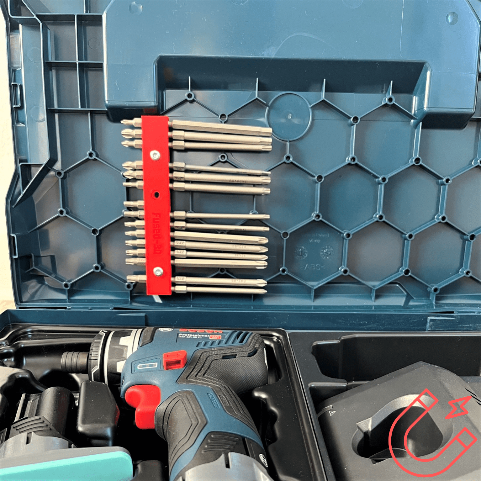Support L Boxx pour embouts hexagonaux