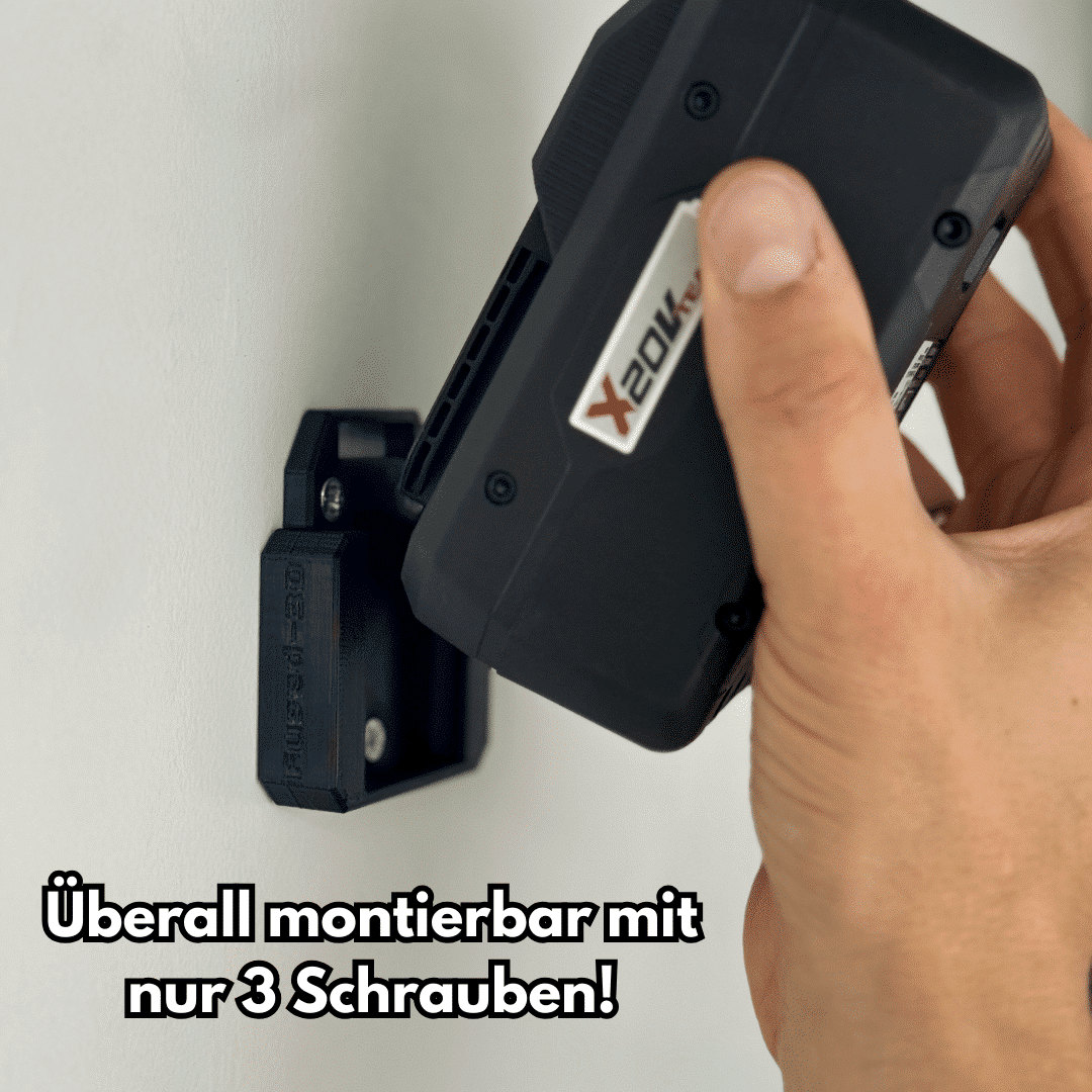 Parkside 20V Akkuhalter - Akkudock X20V Wandhalterung