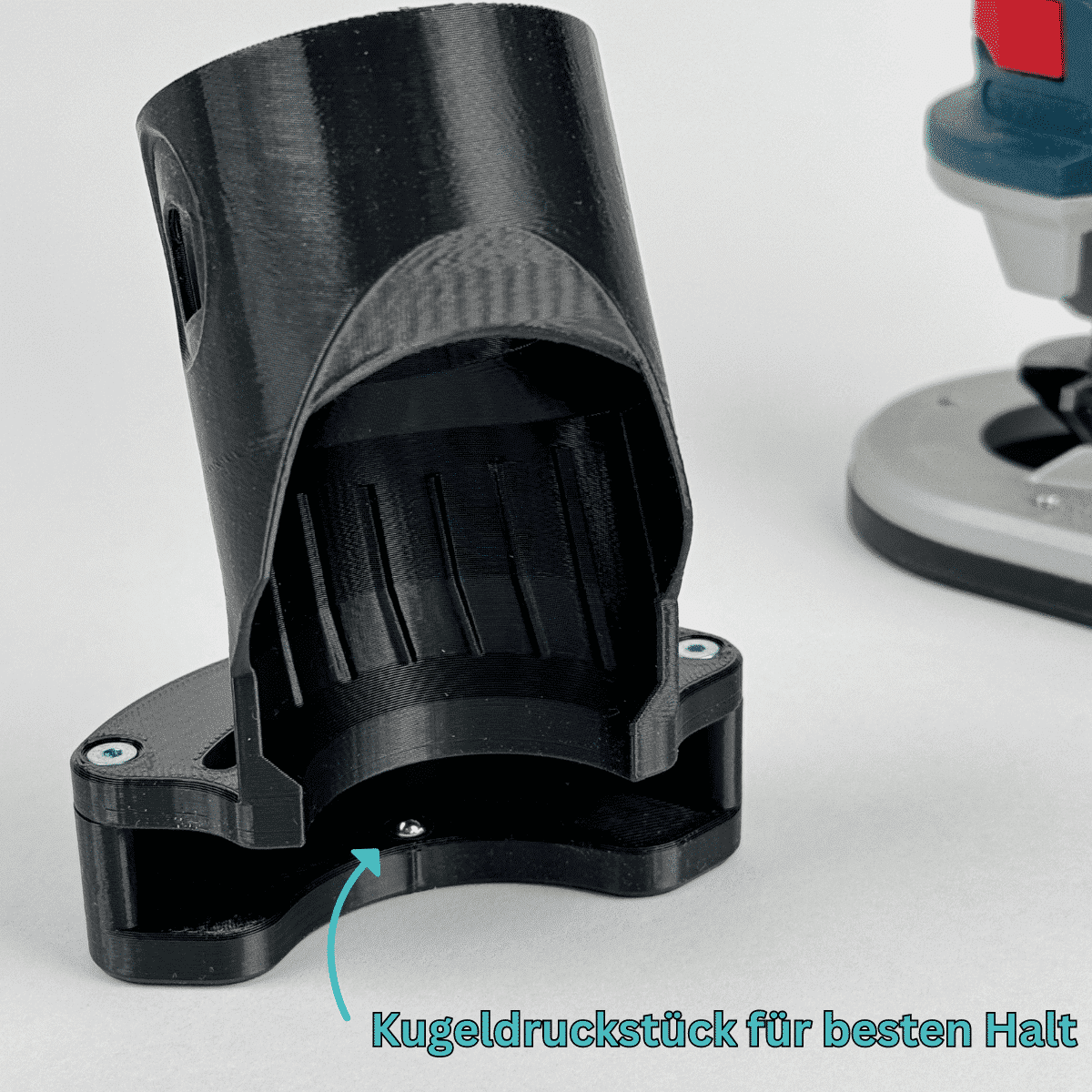 Absaugung für Bosch GKF12V-8 Kantenfräse