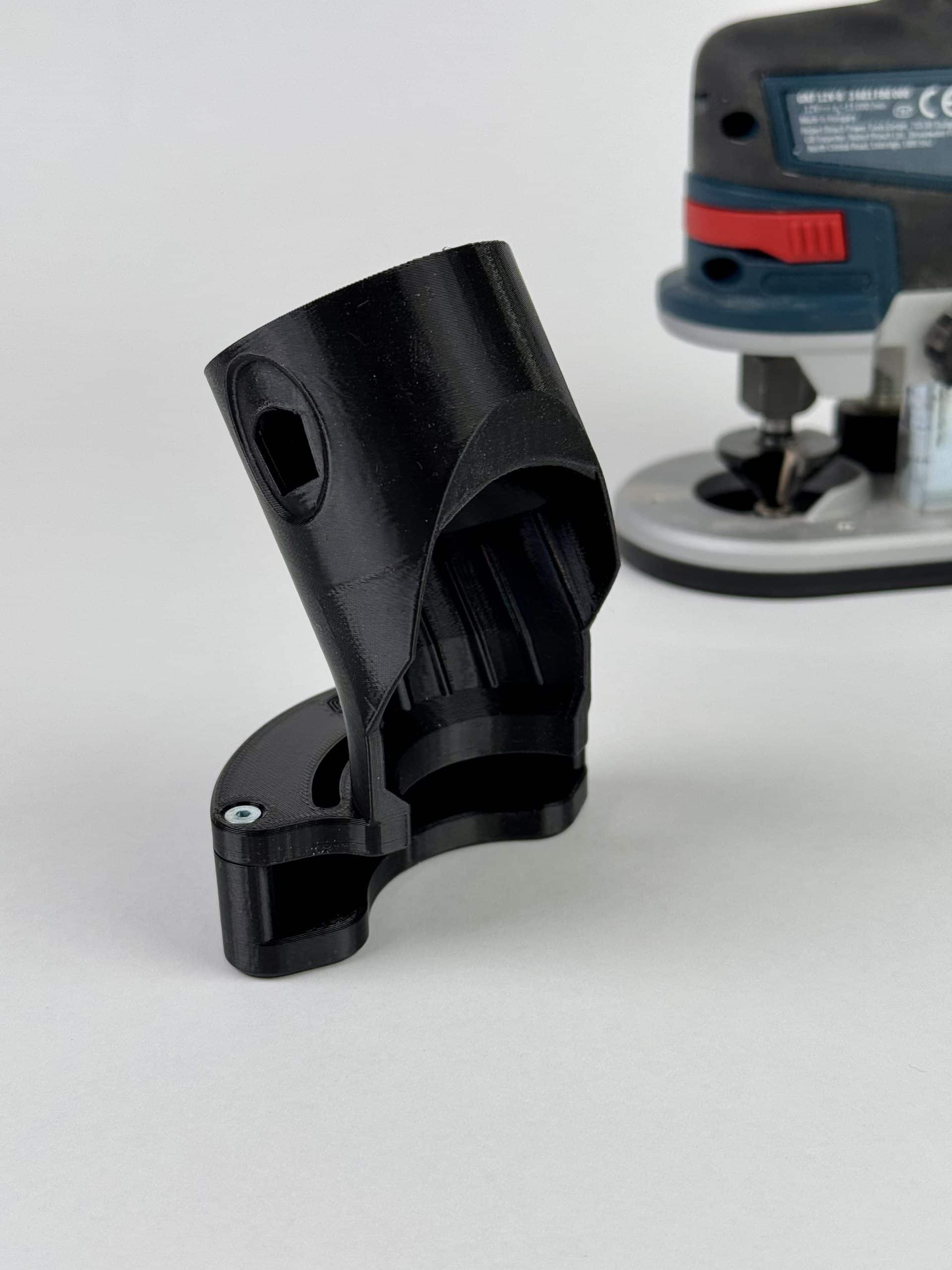 Absaugung für Bosch GKF12V-8 Kantenfräse