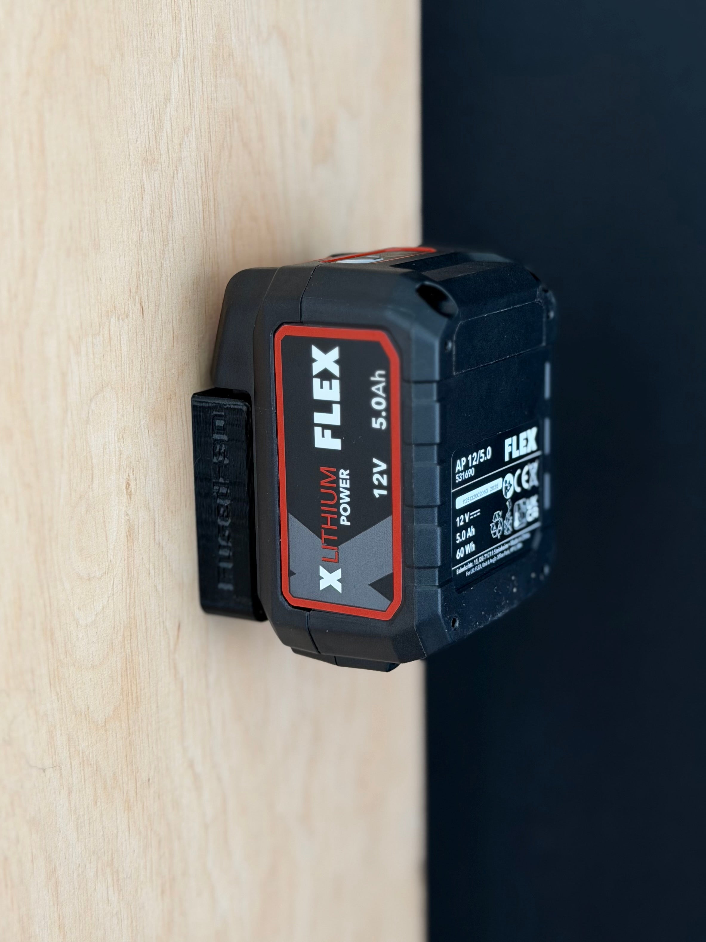 Flex Akku-Pack 12V Akkuhalter Wandhalterung - Akkudock Flex 12V