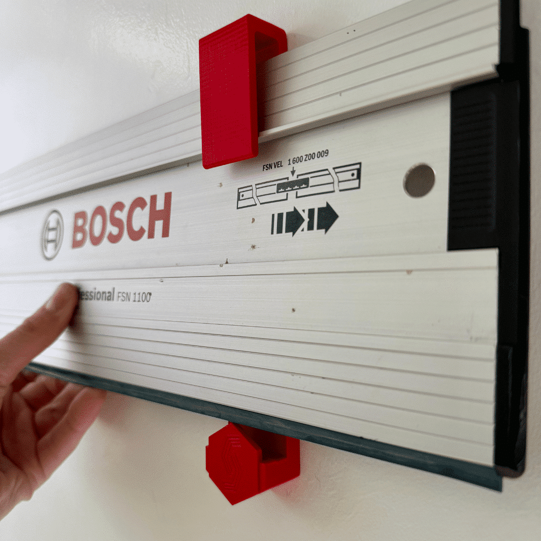 Universelle Halterung für Führungsschienen