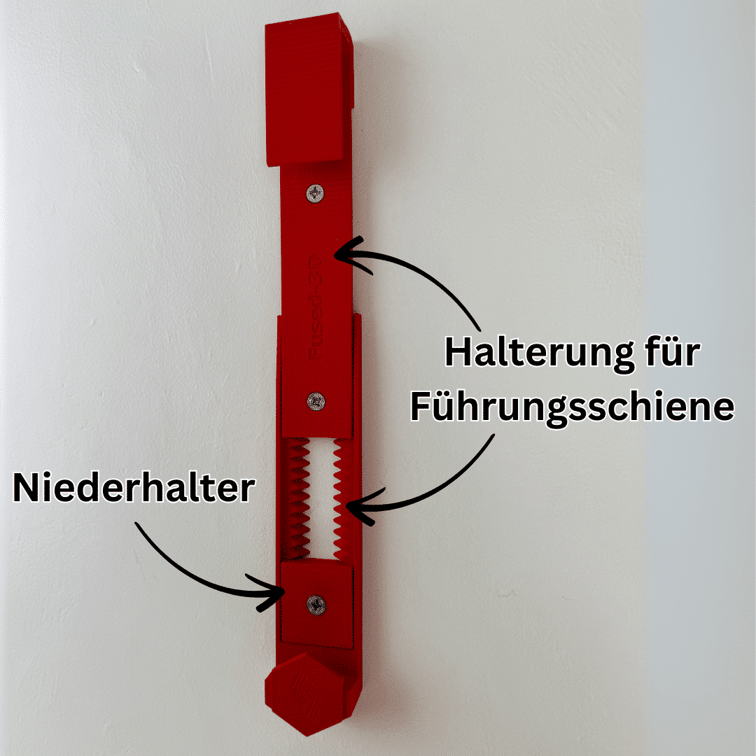 Universelle Halterung für Führungsschienen