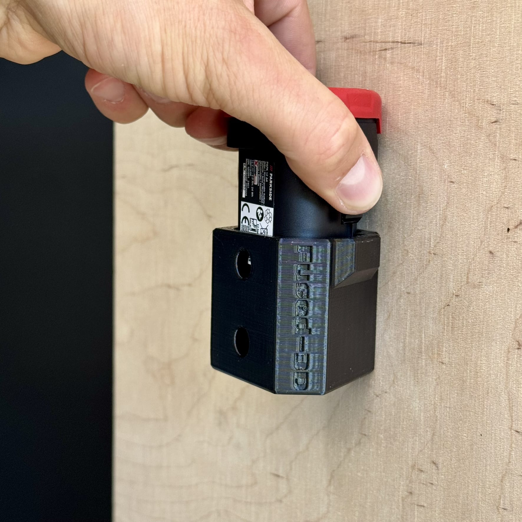 Parkside 12V battery holder - battery dock X12V