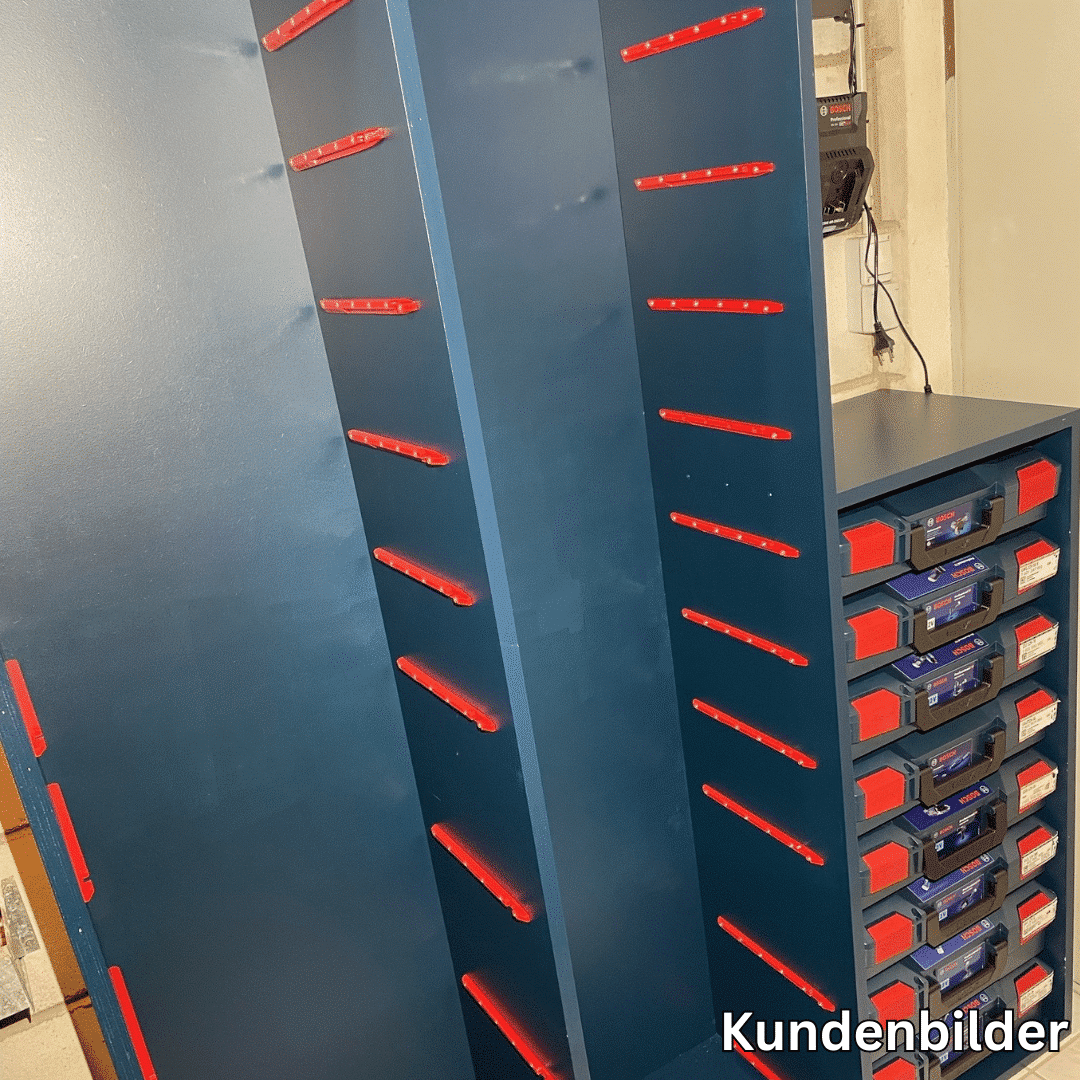10er Set L-Boxx und T-Boxx Schienenpaar