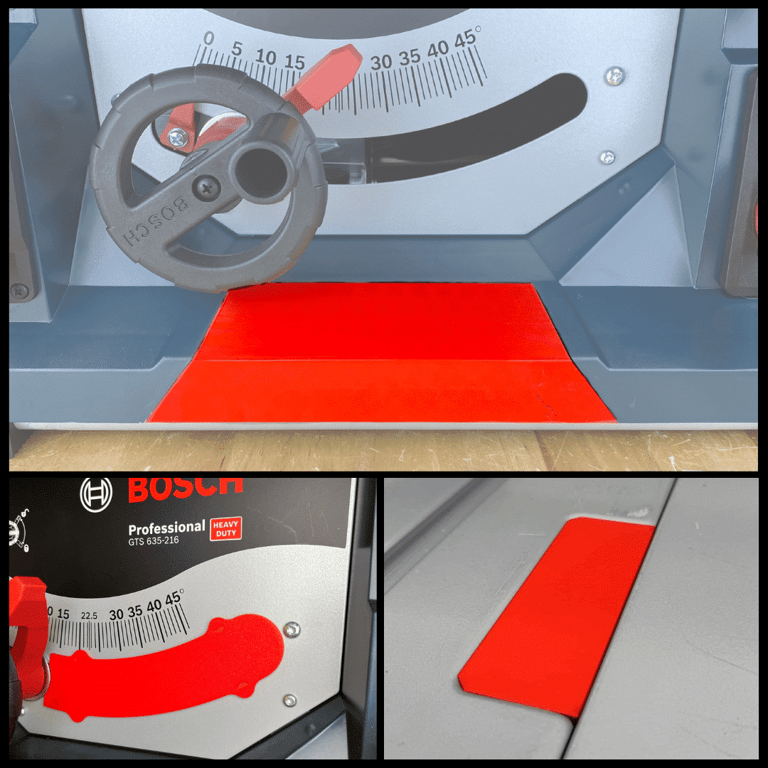 Bosch GTS 635-216 Abdeckungs-Bundle (6-teilig)