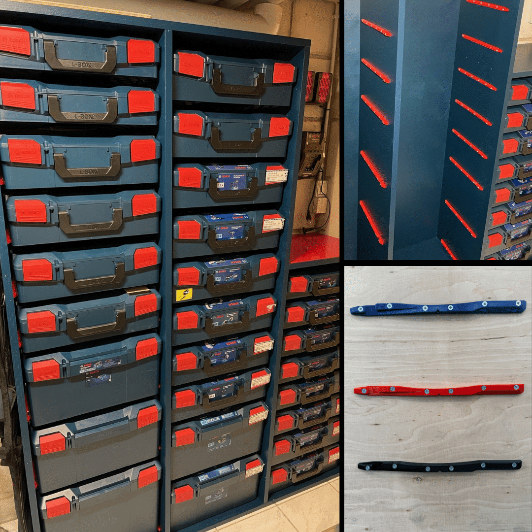 10er Set L-Boxx und T-Boxx Schienenpaar