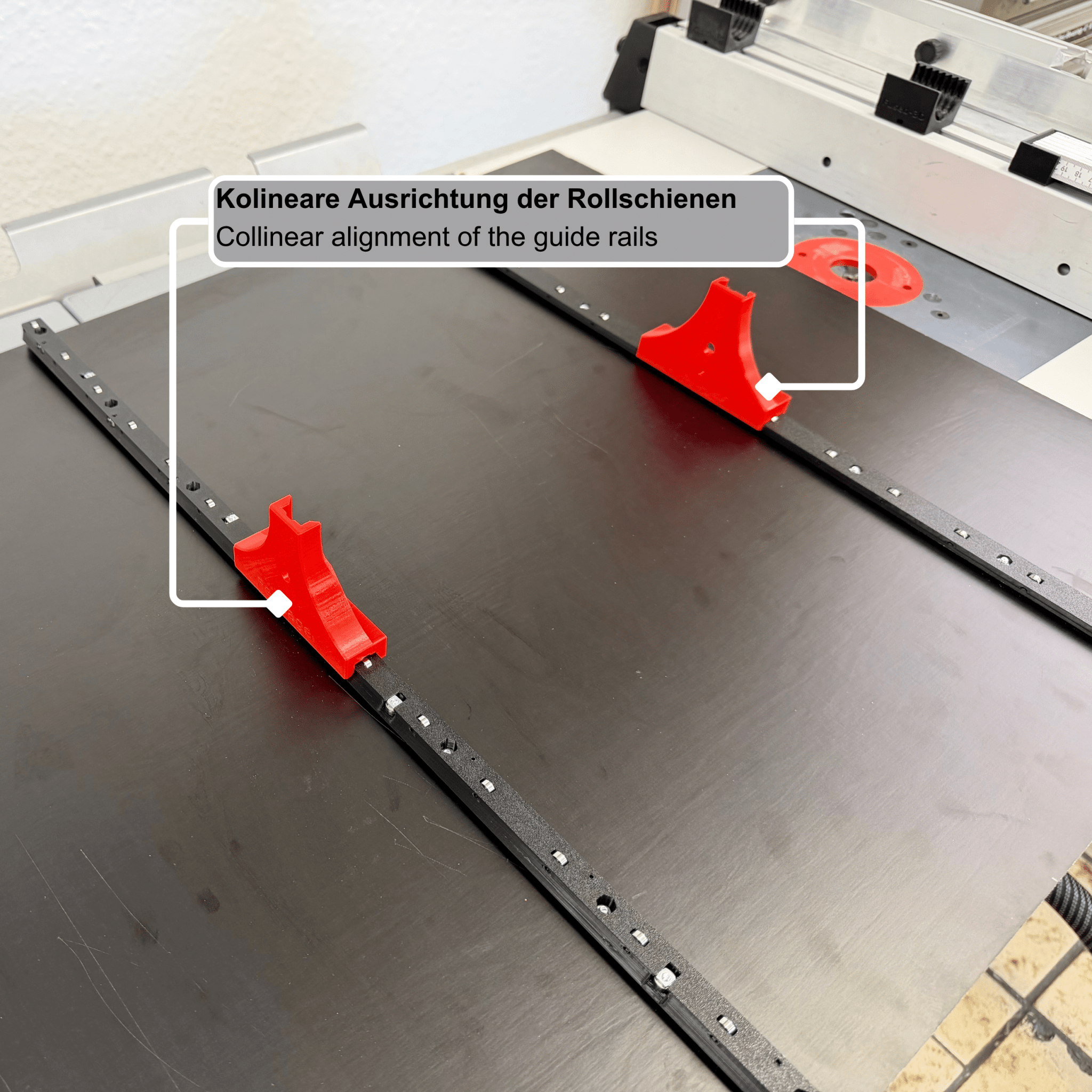 Montagewerkzeug für Cross Cut Sled Kugelgelagert