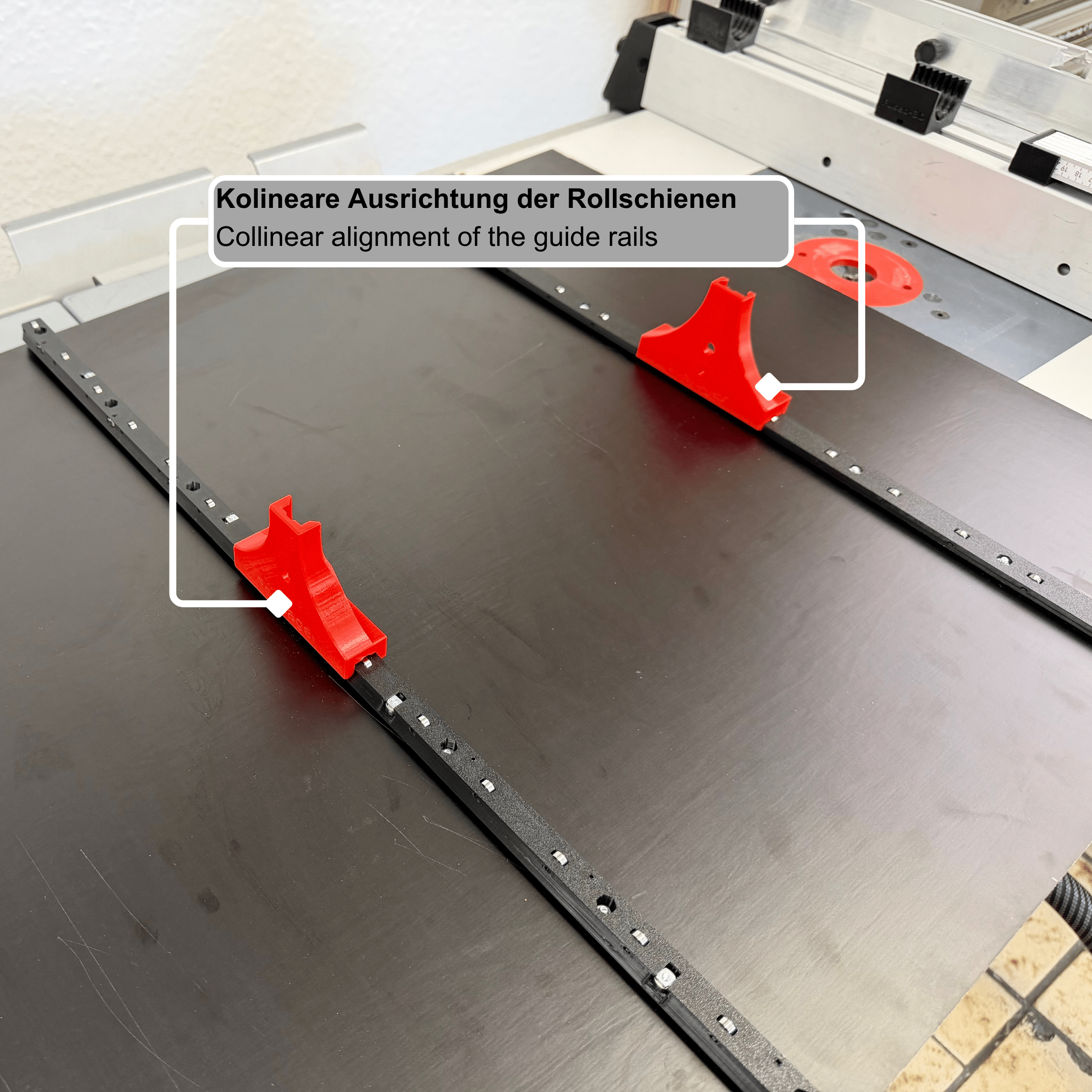 Montagewerkzeug für Cross Cut Sled Kugelgelagert
