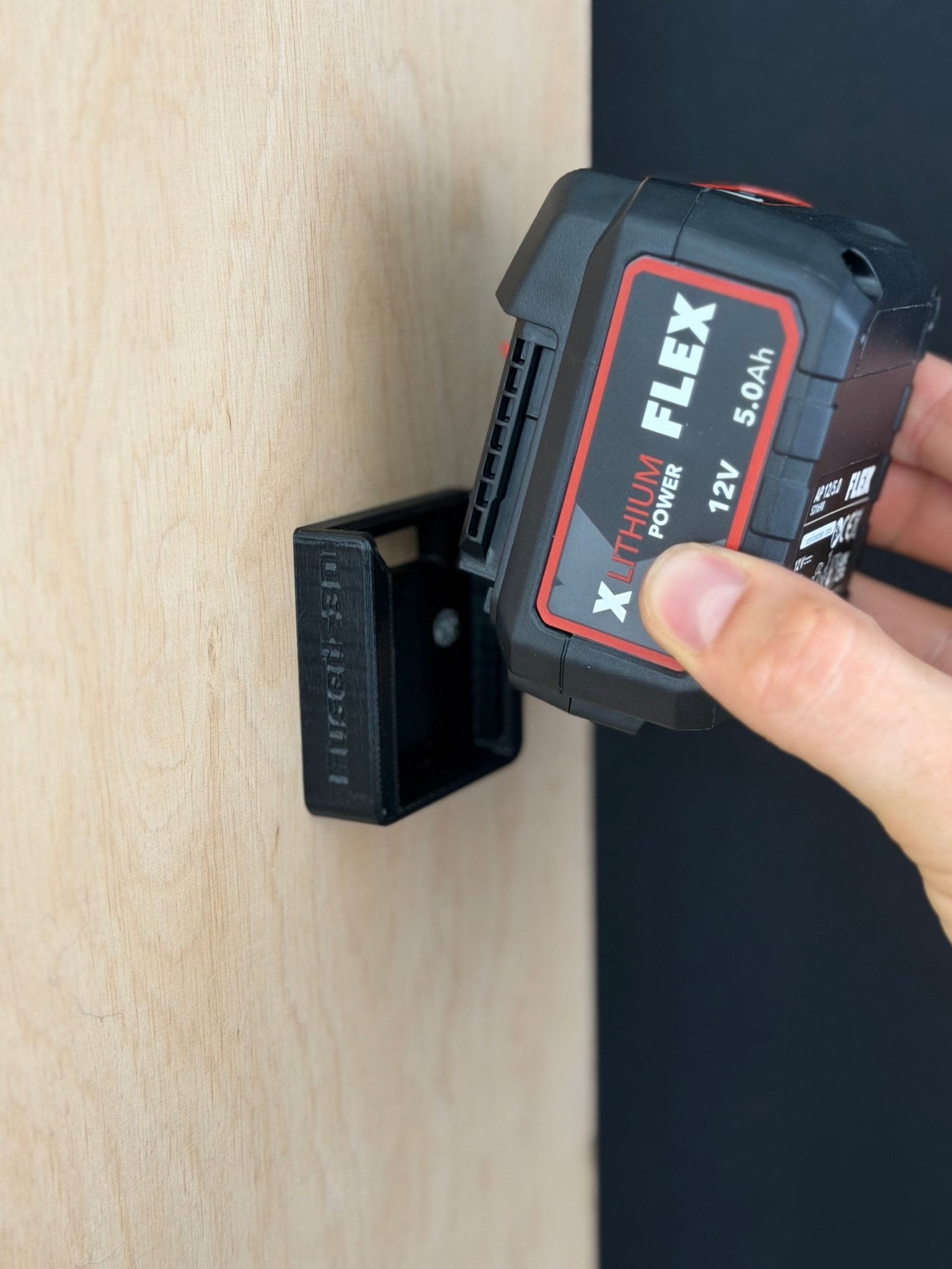 Flex Akku-Pack 12V Akkuhalter Wandhalterung - Akkudock Flex 12V