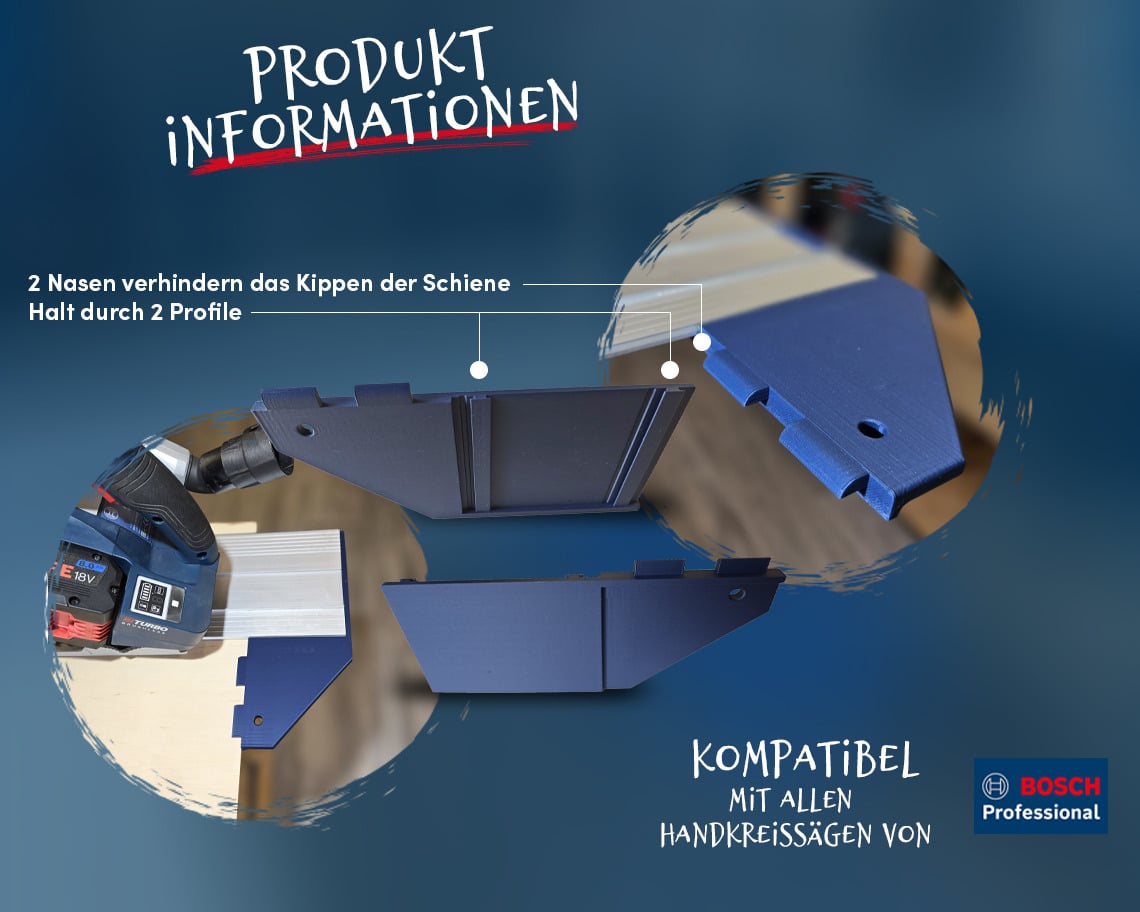 FSN-WinkelPro 90° – Aufschiebwinkel für Bosch Führungsschiene